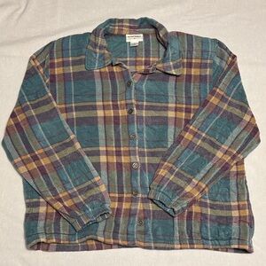 Vintage Alfred Dunner Multicolor Plaid Shirt